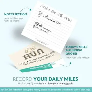 2025 Desk Calendar - Daily Running Quotes for Motivation
