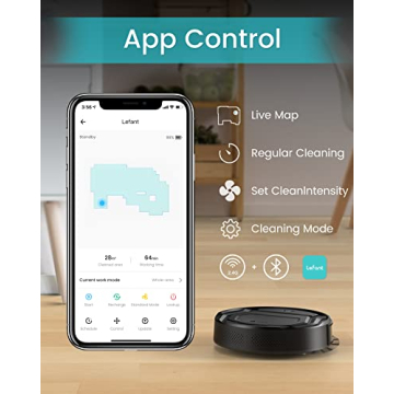 Lefant Robot Vacuum with Powerful Suction and Smart Control