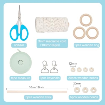 INFUNLY DIY Macrame Kit - Easy Crafting for All