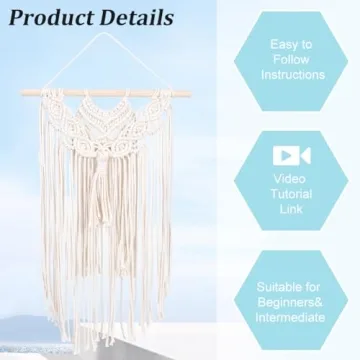 INFUNLY DIY Macrame Kit - Easy Crafting for All