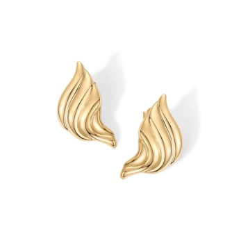 Stunning Seashell Gold Earrings - PAVOI Jewelry