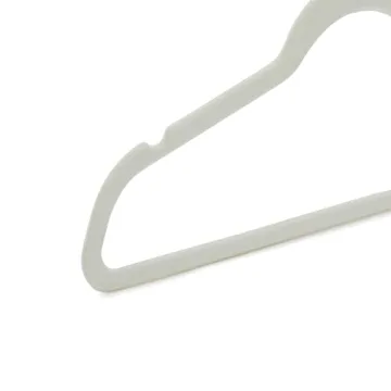 Amazon Basics Velvet Non-Slip Hangers - Pack of 100