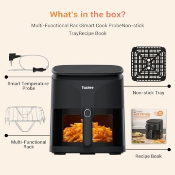 Tastee Air Fryer with Smart Probe and In-app Recipes