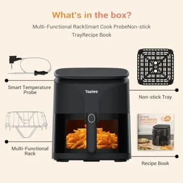 Tastee Air Fryer with Smart Probe and In-app Recipes