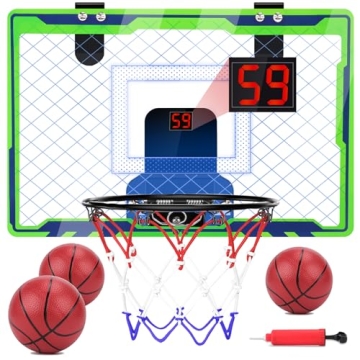 NEXBOX Mini Over The Door Basketball Hoop Indoor Fun