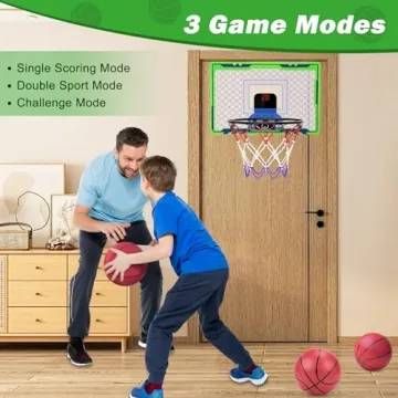 NEXBOX Mini Over The Door Basketball Hoop Indoor Fun