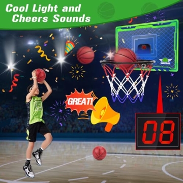 NEXBOX Mini Over The Door Basketball Hoop Indoor Fun