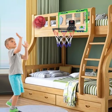 NEXBOX Mini Over The Door Basketball Hoop Indoor Fun