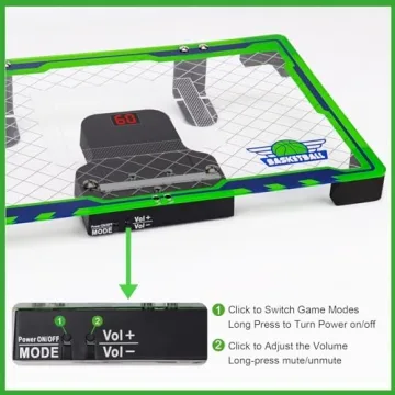 NEXBOX Mini Over The Door Basketball Hoop Indoor Fun