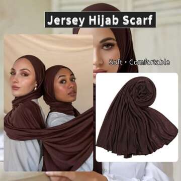 Nonbongoy Head Wraps for Black Women Stretch Turban African Headwraps Scarf Soft Hijab Hair Wraps Jersey Head Scarf for Locs Braids