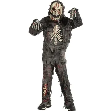 Spooktacular Creations Zombie Costume for Kids - Scary Halloween Outfit, Size S