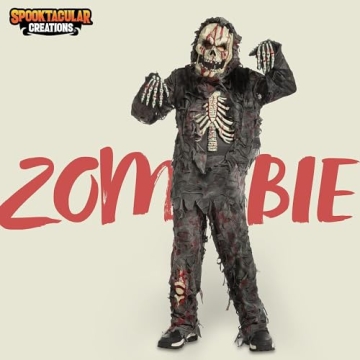 Spooktacular Zombie Costume for Kids - Halloween Fun