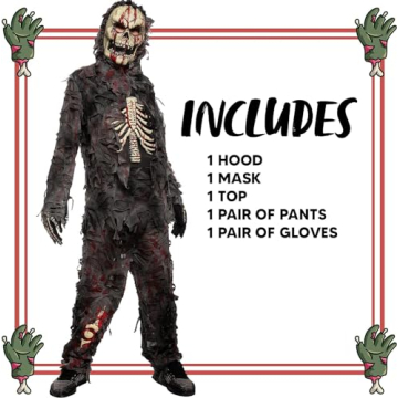 Spooktacular Zombie Costume for Kids - Halloween Fun