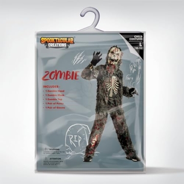 Spooktacular Zombie Costume for Kids - Halloween Fun