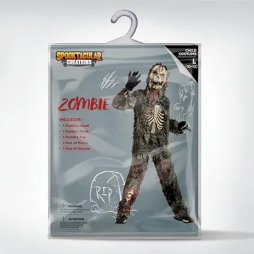 Spooktacular Zombie Costume for Kids - Halloween Fun