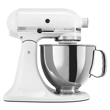 KitchenAid RRK150WH 5 Qt. Artisan Series - White (Renewed)