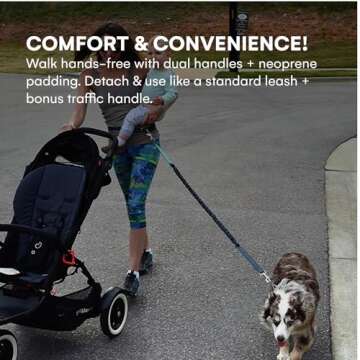 Premium Hands-Free Dog Leash for Running and Hiking