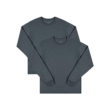 Fruit of the Loom Men's Eversoft Cotton T-Shirts - Breathable, Moisture Wicking, Sizes S-4X, Long Sl...