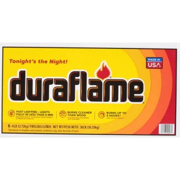 Duraflame 6lb 4-hr Firelogs Ideal for Comfort and Warmth