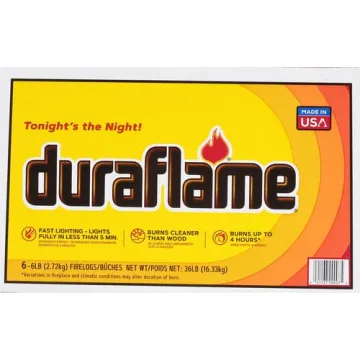 Duraflame 6lb 4-hr Firelogs Ideal for Comfort and Warmth