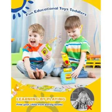 bravokids Toddler Toys Talking Flash Cards for 1 2 3 4 5 6 Year Old Boys and Girls, Autism Sensory Toys for Autistic Children, 224 Sight Words Speech Therapy Learning Early Educational Toys for Kids