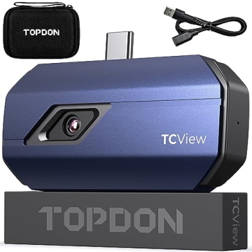 TOPDON TC001 Thermal Camera for Android, 512x384 High Resolution, Compact & Versatile Thermal Imager