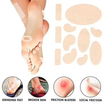 Moleskin Adhesive Pads for Blister Prevention - 110 Pieces