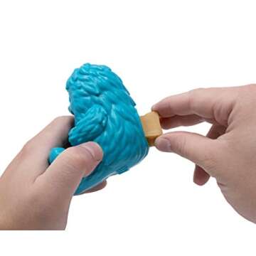 Yeti Puff and Play Dog Toy - Dog Chew Holder - Fun Stimulating Chew Toy for Teething, Behavior Training for Light to Moderate Chewers - Interactive Nuggets Treats Dispenser Puzzle - Yeti Blue