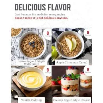 READYWISE - Emergency Food Supply, 124 Servings, 1 Bucket, Freeze-Dried, MRE, Pre-made, Survival and Adventure Essentials for Camping, Hiking & Emergencies, Individually Packaged, 25-Year Shelf Life