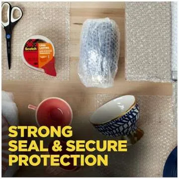 Scotch Long Lasting Storage Packaging Tape - 3 Rolls, Clear