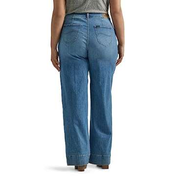 Lee Women's High Rise Trouser Jean for Timeless Style