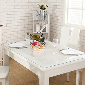 Durable NECAUX Clear Table Protector - Customizable Sizes Available