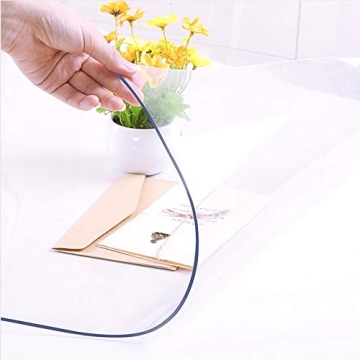 Durable NECAUX Clear Table Protector - Customizable Sizes Available