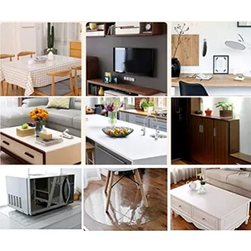 Durable NECAUX Clear Table Protector - Customizable Sizes Available
