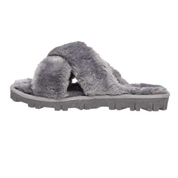 CUSHIONAIRE Women's Cozy Slippers with Memory Foam