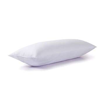 Acanva Fluffy Pillow Insert for Bed Sleeping, Decorative Stuffer Cushion Sham Filler, 20x72(Pack of 1), White