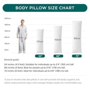 Acanva Fluffy Pillow Insert for Bed Sleeping, Decorative Stuffer Cushion Sham Filler, 20x72(Pack of 1), White