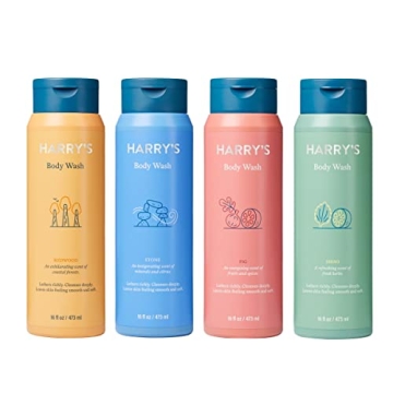 Harry's Men's Body Wash Variety Pack for Luxury Cleansing
