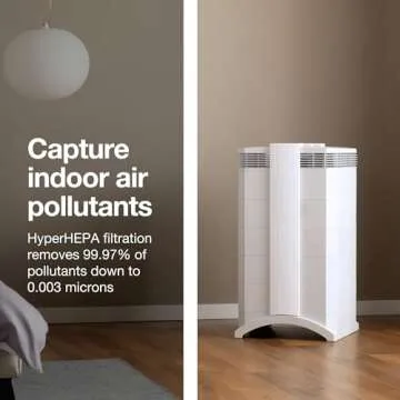 IQAir HealthPro Plus XE Air Purifier - Smart HyperHEPA Filtration for Large Rooms up to 1125 sq ft -...