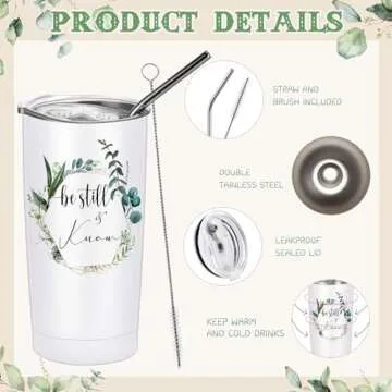 Sieral Christian Gift Set for Women - Mug, Candle & Bag