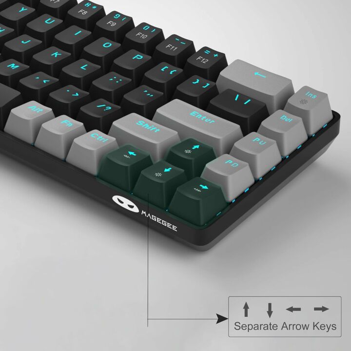 MageGee Compact Mechanical Gaming Keyboard with LED