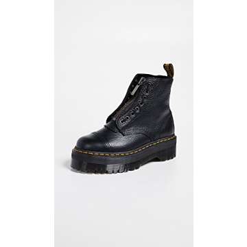 Dr. Martens Women's Sinclair 8 Eye Leather Platform Boots
