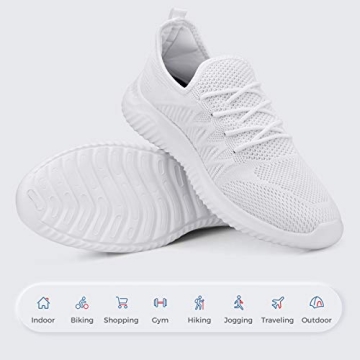 Womens Lightweight Slip On Sneakers for Gym and Casual