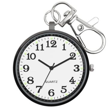 FUNGORGT Pocket Watch Sleek Quartz Timepiece for All