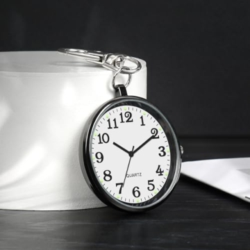 FUNGORGT Pocket Watch Sleek Quartz Timepiece for All