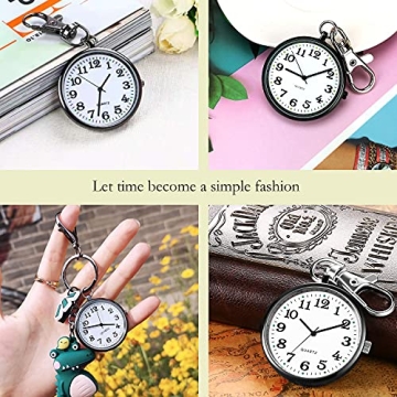 FUNGORGT Pocket Watch Sleek Quartz Timepiece for All