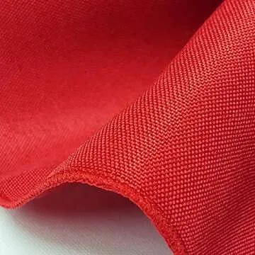 TableLinensforLess 17"x17" Polyester Cloth Napkins, Set of 6 (Holiday Red) | Easy-Care, No-Iron Finish, Superior Color Retention, Machine Washable