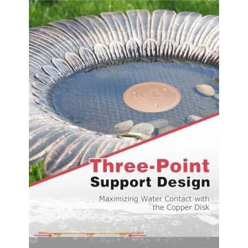 Mellbree Copper Bird Bath Disk - Pure Water Purification Solution