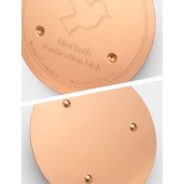 Mellbree Copper Bird Bath Disk - Pure Water Purification Solution