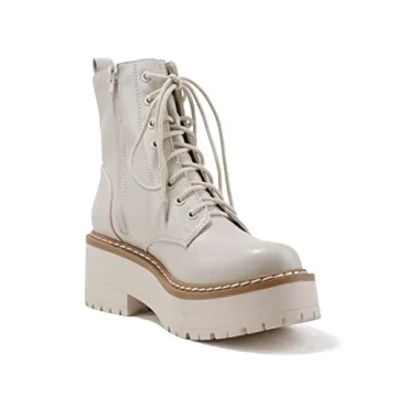 Soda FLING Chunky Lug Sole Combat Boots for Women